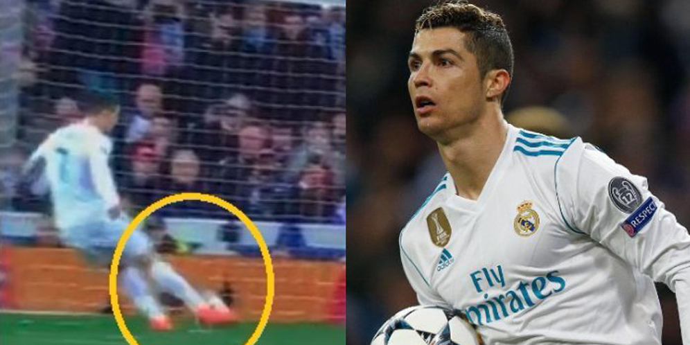 Ada yang Aneh Saat Gol Penalti Ronaldo Lawan PSG